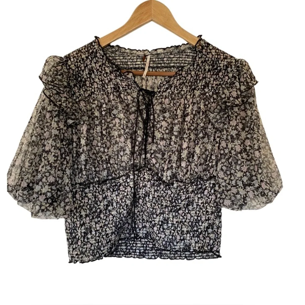 Free People sheer chiffon